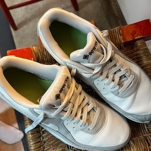 Shoes. Kid hates them. Wore a dozen times.